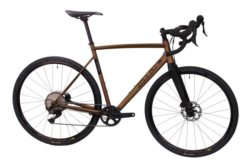ZOULOU PEKANA Gravel GRX 1x11 eloxiert coffee