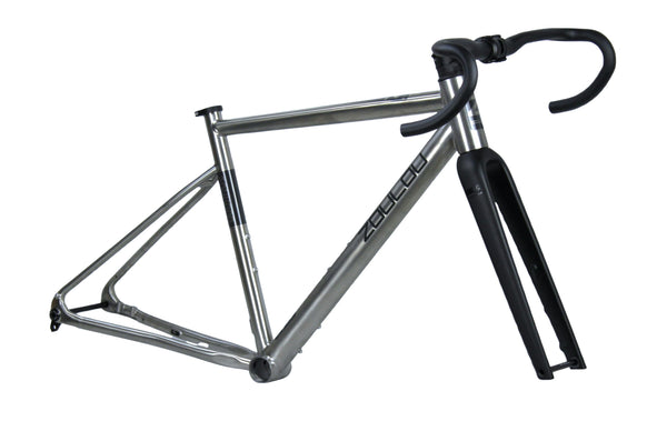 SANKARA Titanium Gravel Rahmen inkl. Gabel Tour/Allroad mit Ösen – Zoulou-Bikes