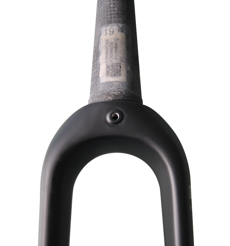 MOQUAI CycloCross/Gravel Carbon Gabel matt-schwarz inkl. 12mm Steckachse