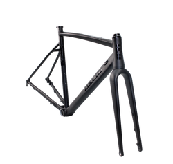 PEKANA Gravel-Rahmen elox.schwarz Dekor schwarz inkl.Vollcarbon-Gabel