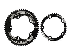 RIDEA elliptische Kettenblätter 53/40 Zähne Road 11-fach 5-arm Ridea Lochkreis 130mm Vollmaterial