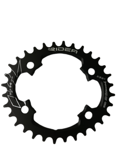 RIDEA Elliptisches Kettenblätter 32T MTB 11 speed 4-arm SHIMANO XT 96mm +2T