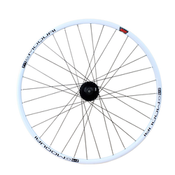 MOQUAI Laufrad 28/29" Sh. Nabendynamo DH-3D32 Disc 6-Loch schwarz MQ29 Disc weiß gb 32L vorne