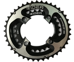 RIDEA elliptische Kettenblätter 40/28 Zähne MTB 10-fach 4-arm Shimano XTR Lochkreis 88mm